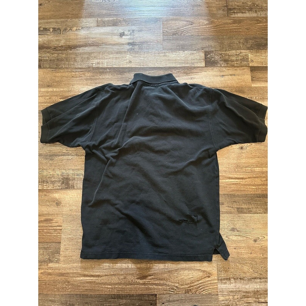 Givenchy Activewear Polo Shirt Men's Xtra-Large XL Black *READ - DAMAGE* - Picture 4 of 5